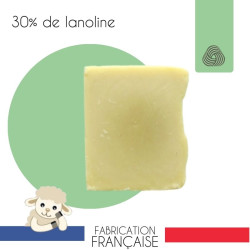 savon lanoline bio 2-en-1 pour la laine fabriqué en France