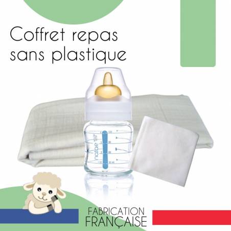 coffret repas bébé sans plastique