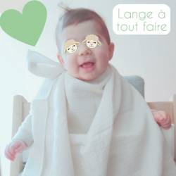 lange coton bio pour repas sans plastique