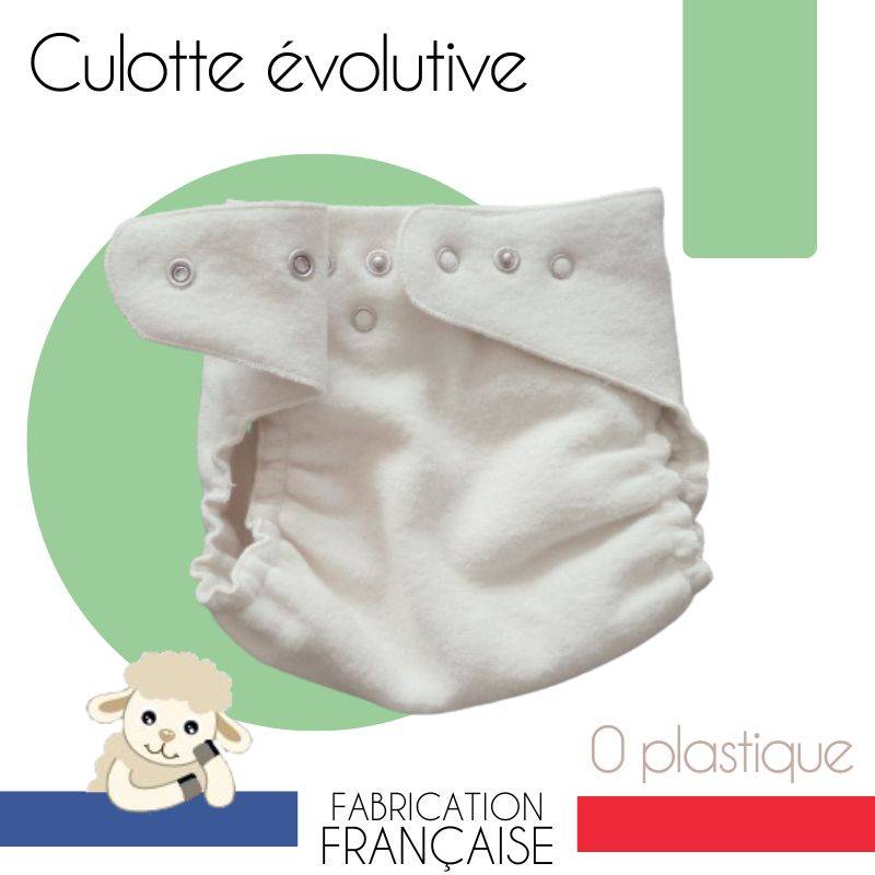 Culotte en laine évolutive pour couches lavables width=