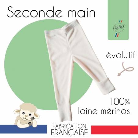 pantalon enfant laine mérinos d'occasion