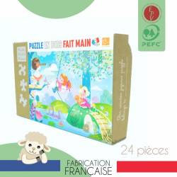 puzzle enfant Princesses en bois made in France