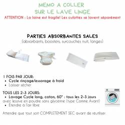 mémo couches lavables pour lave linge