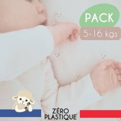 Pack couche lavable évolutive nuit en chanvre