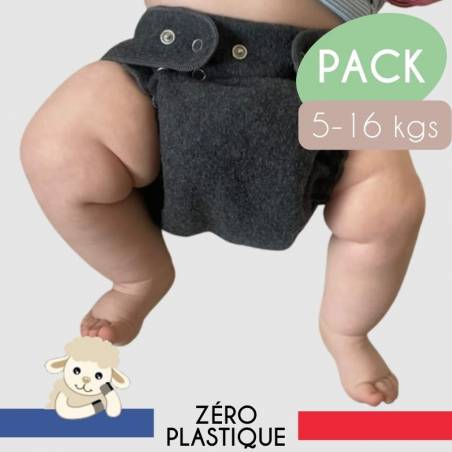 pack couche lavable classique avec lange