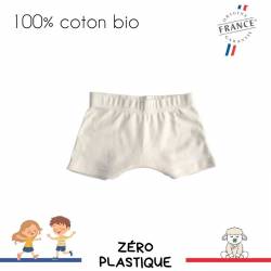 boxer fille garçon 100% coton bio made in france