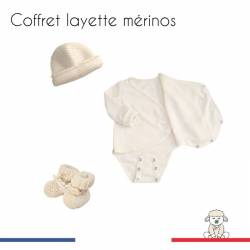 layette bebe 100% laine merinos made in france