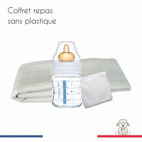 coffret repas bébé sans plastique