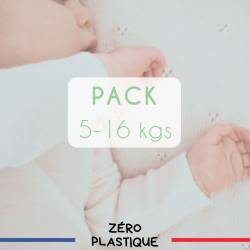 Pack couche lavable évolutive nuit en chanvre