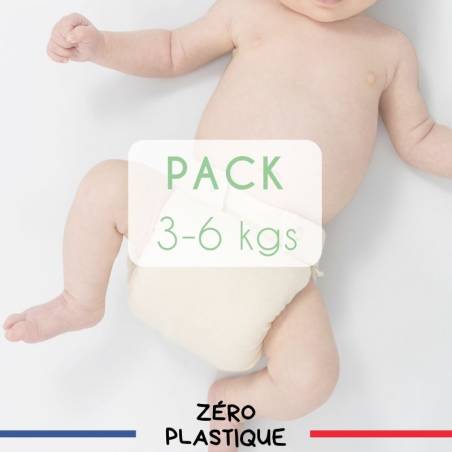 couche lavable laine naissance avec lange
