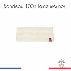 Bandeau enfant laine mérinos
