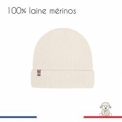 Bonnet adulte laine mérinos