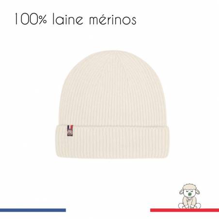 Bonnet adulte laine mérinos