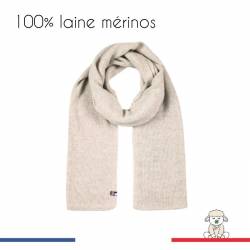 écharpe adulte laine mérinos france