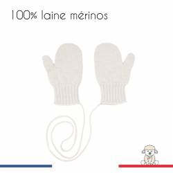 moufles enfant en laine mérinos