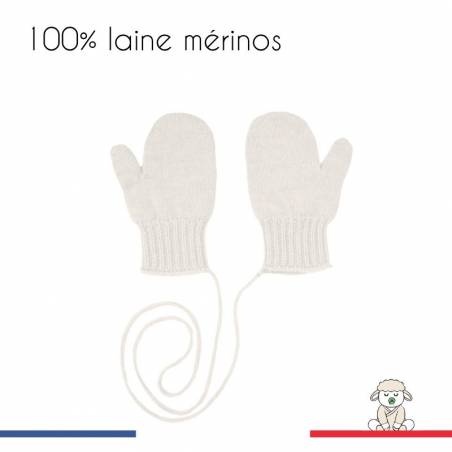 moufles enfant en laine mérinos