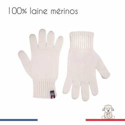 gants enfants en laine mérinos