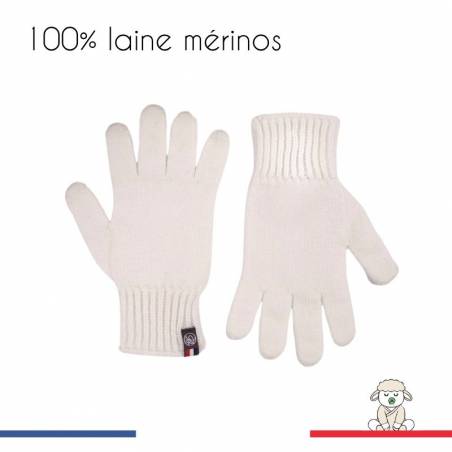 gants enfants en laine mérinos