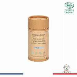 Crème solaire bio pour bébé fabriquée en France ultra clean