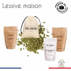 Kit DIY lessive maison Savon de Marseille olive