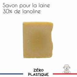 savon lanoline bio 2-en-1 pour la laine fabriqué en France