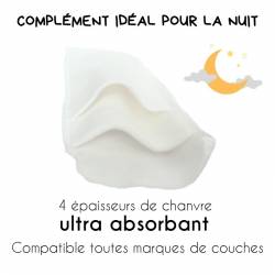 booster chanvre compatible toute couche lavable