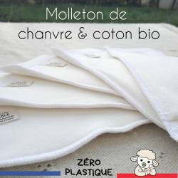 molleton de chanvre et coton bio certifié