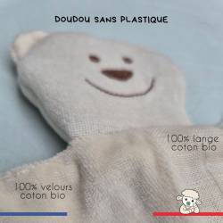doudou bebe sans plastique made in france