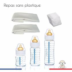 coffret repas bébé sans plastique