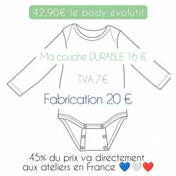 prix body bebe laine mérinos