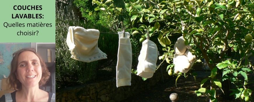Coton, chanvre, bambou, microfibre, comment choisir le tissu de mes couches lavables?